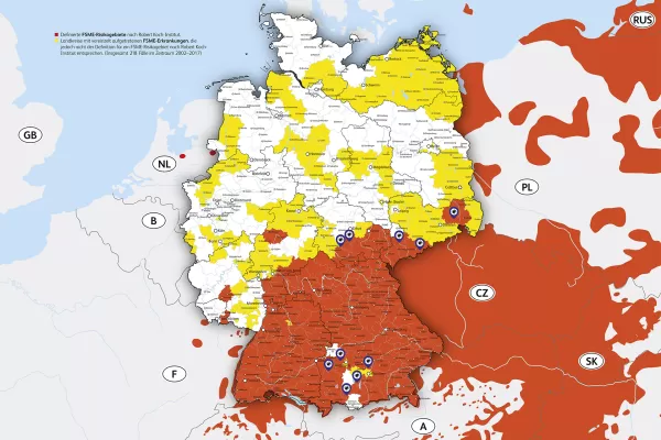 FSME Risikokarte Deutschland