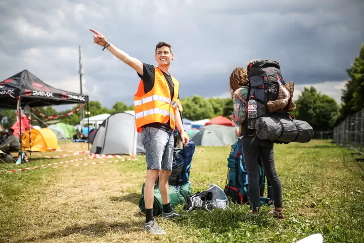 Gut geschützt beim Festival